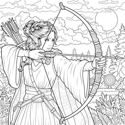 A Dashing Archery Elf