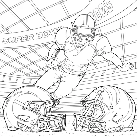Moment on the American Football Field
