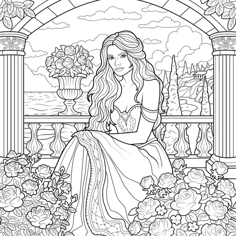 Elegant Beauty in the Garden