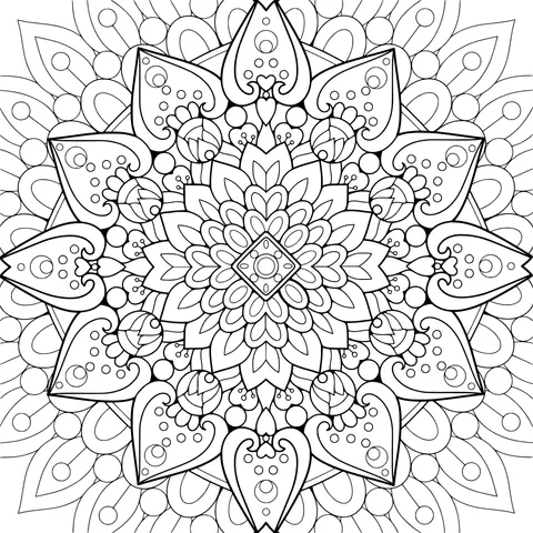 Exquisite Mandala Pattern