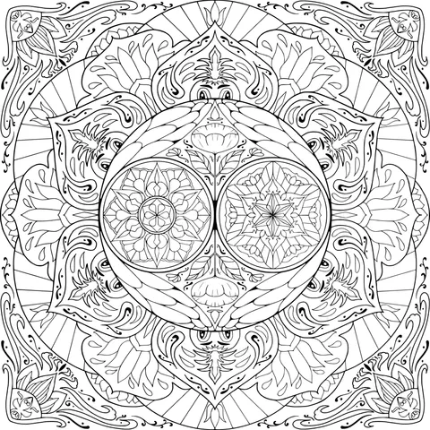 Exquisite Mandala Pattern