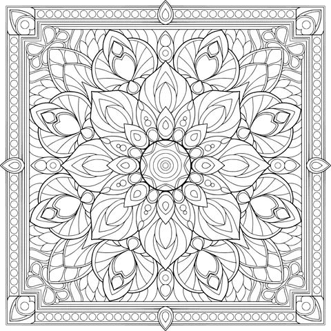 Exquisite Mandala Pattern