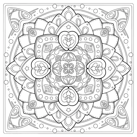 Exquisite Mandala Pattern
