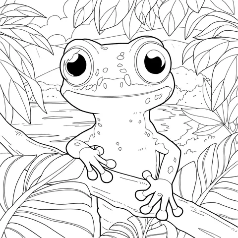 Frog on the Branch