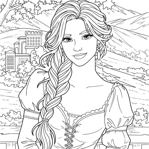 Woman in Classical Attire