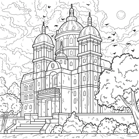 Dreamy Castle Landscape
