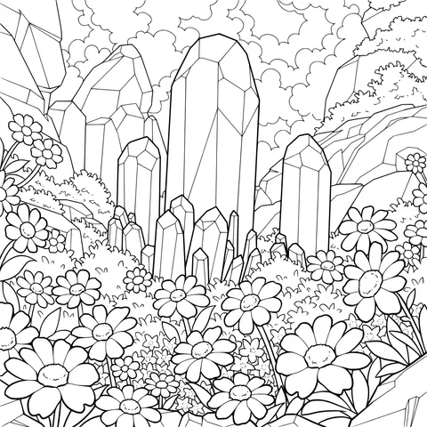 Enchanted Crystal Flower Valley
