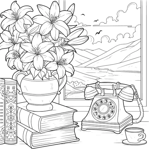 Still - life Scene by the Window