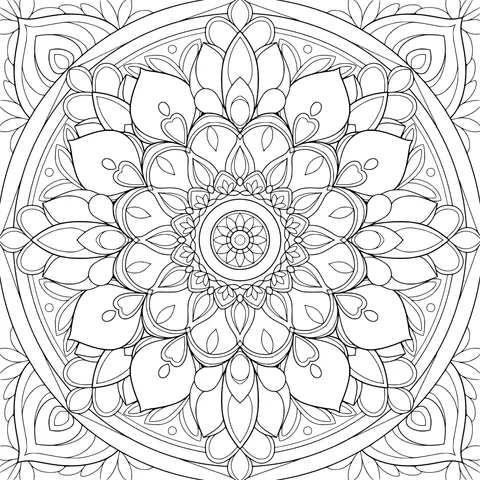 Exquisite Mandala Pattern