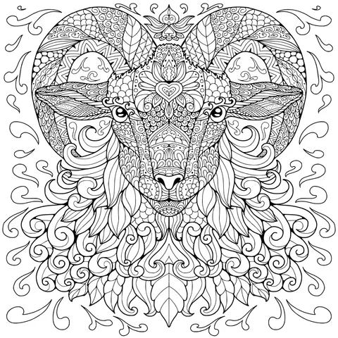 Exquisite Sheep - Head Pattern