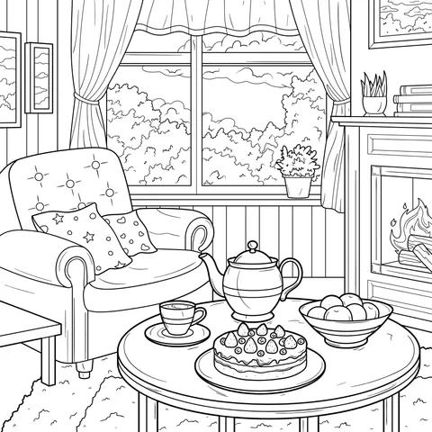 Cozy Living - room Scene