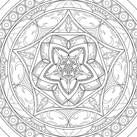 Exquisite Mandala Pattern