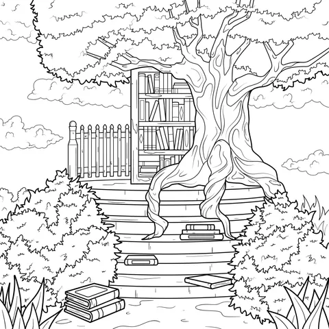 A Magical Tree - House Library