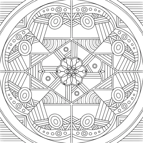 Exquisite Mandala Pattern
