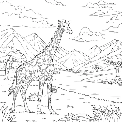 Giraffe in the Natural World