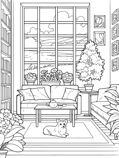 Cozy Living - room Scenery