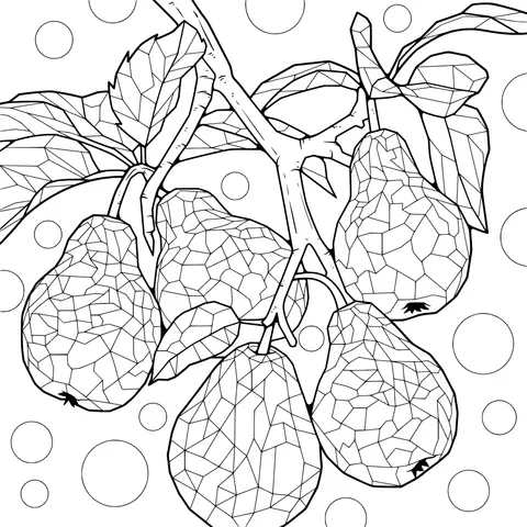 Colorful Pears Image