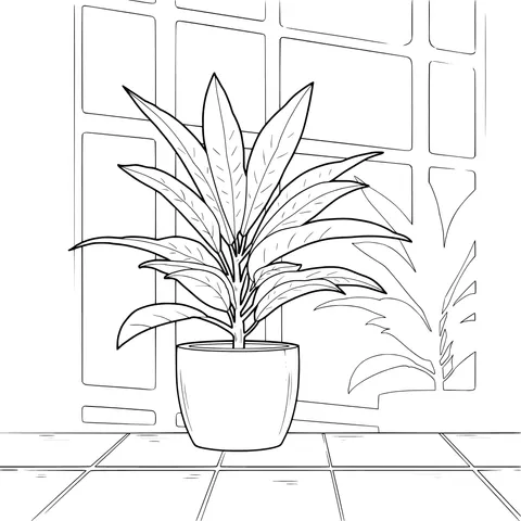 Green Plant by the Window