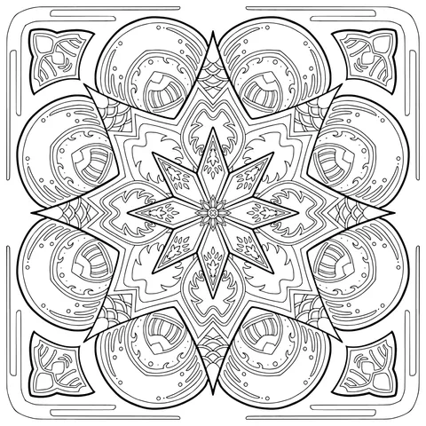 Exquisite Mandala Pattern