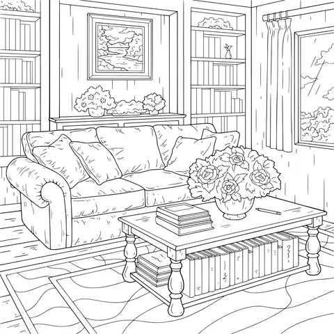 Cozy Living Room Scene