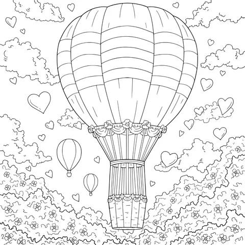 Dreamy Hot - Air Balloon Journey
