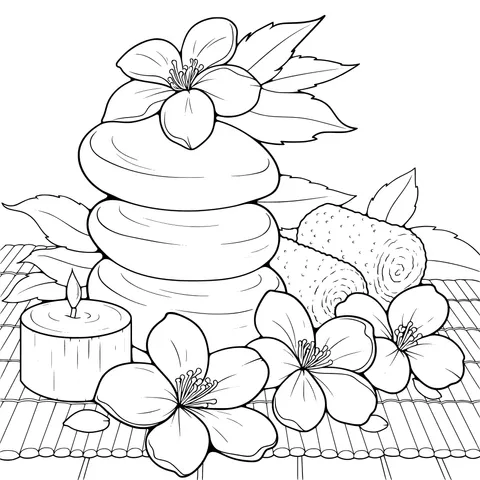 Serene Spa Scene