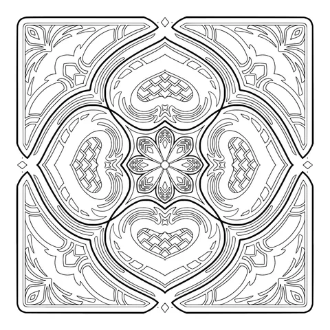 Exquisite Geometric Pattern