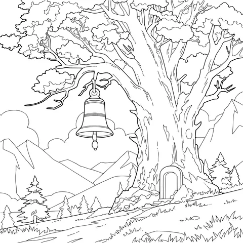 Fantasy Big Tree Landscape