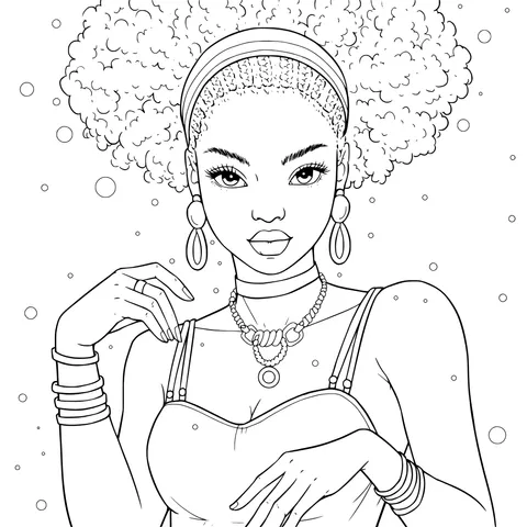 Fashionable Black - girl