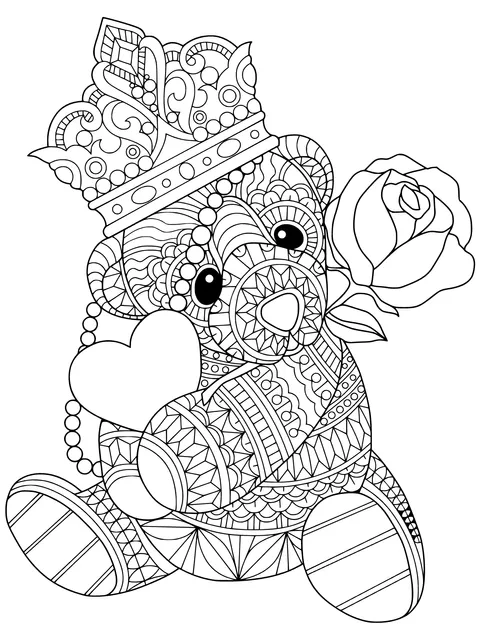 Teddy Bear with a Crown