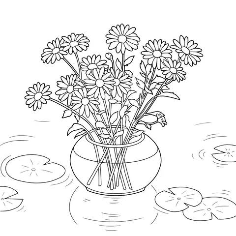 Daisies in a Vase
