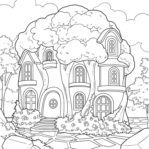 Magical Tree - House