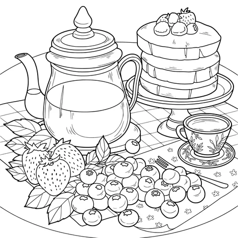 Delightful Afternoon Tea Scene