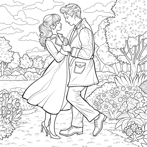 Romantic Garden Dance