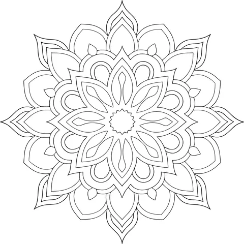 Exquisite Mandala Pattern