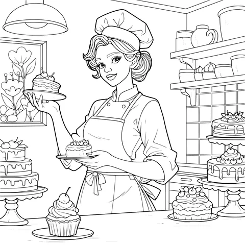 Baker and Delightful Pastries