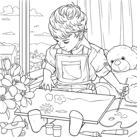 Children's Painting Time
