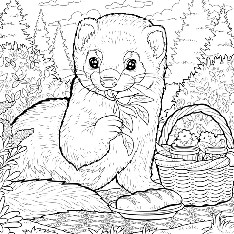 Weasel's Picnic Time