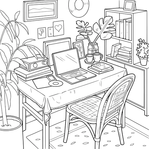 A Cozy Desk Corner