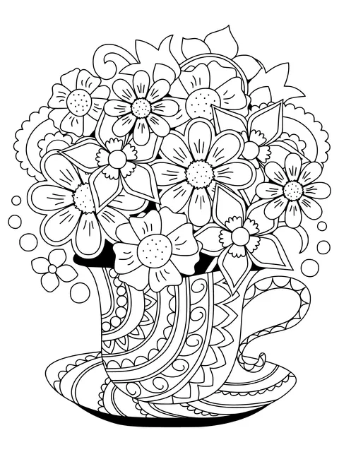 Bouquet in a Cup