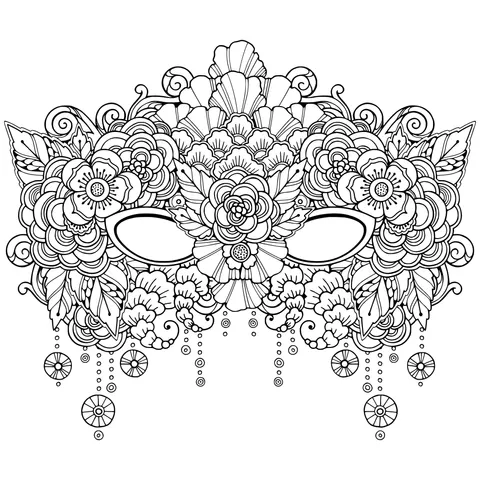 Gorgeous Floral Mask