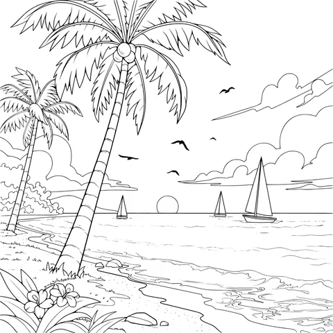 Beautiful Seaside Scenery
