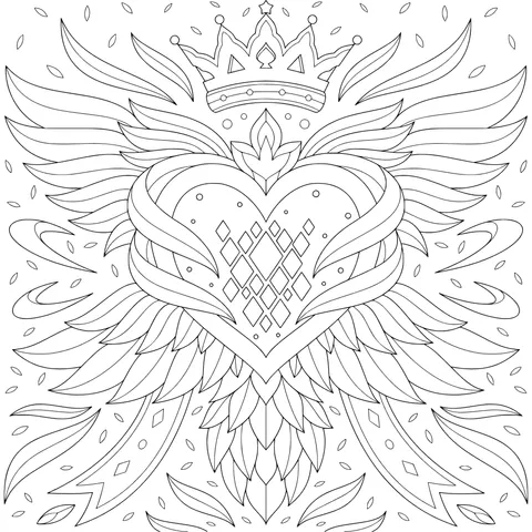 Gorgeous Heart - shaped Pattern