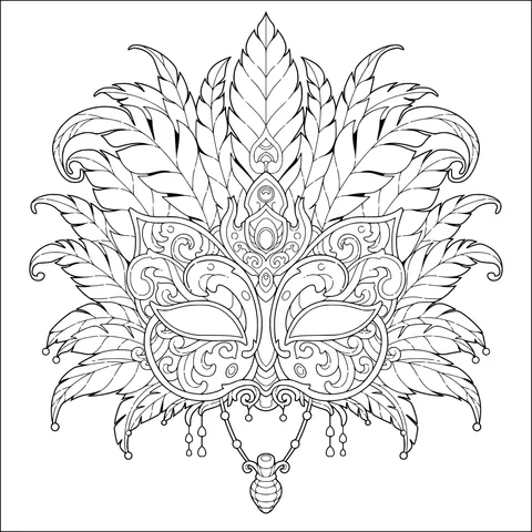 Gorgeous Carnival Mask