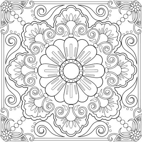 Exquisite Mandala Pattern