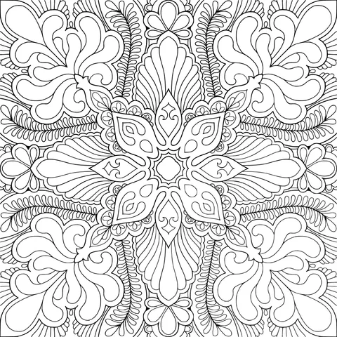 Exquisite Mandala Pattern