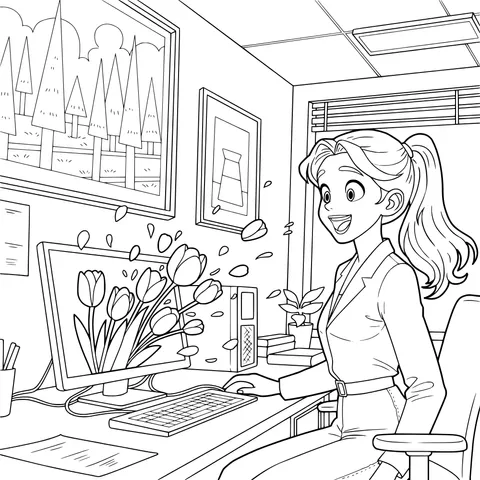 Surprising Scene in the Office