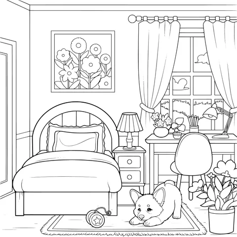 Cozy Children's Bedroom Scene