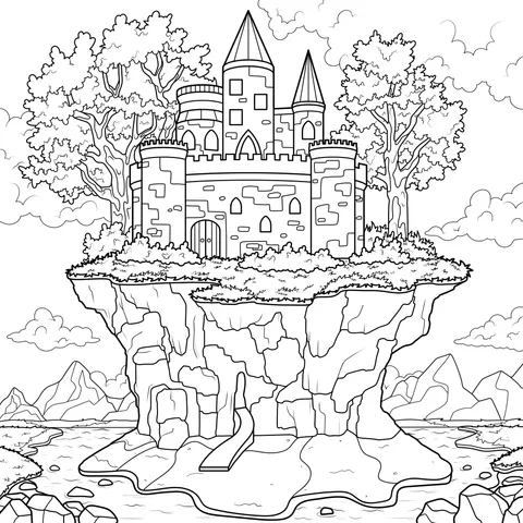 Floating Castle Landscape