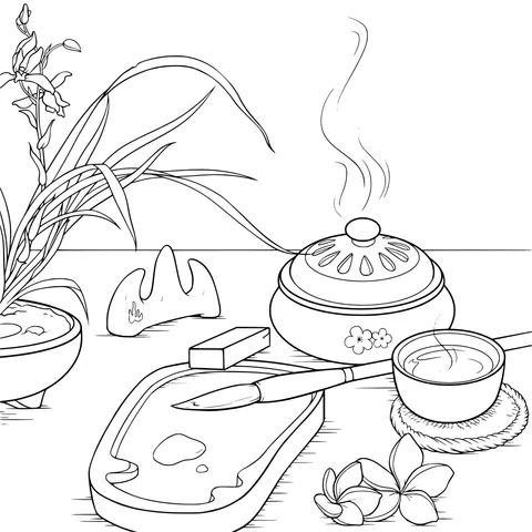 Elegant Chinese - style Study Scene